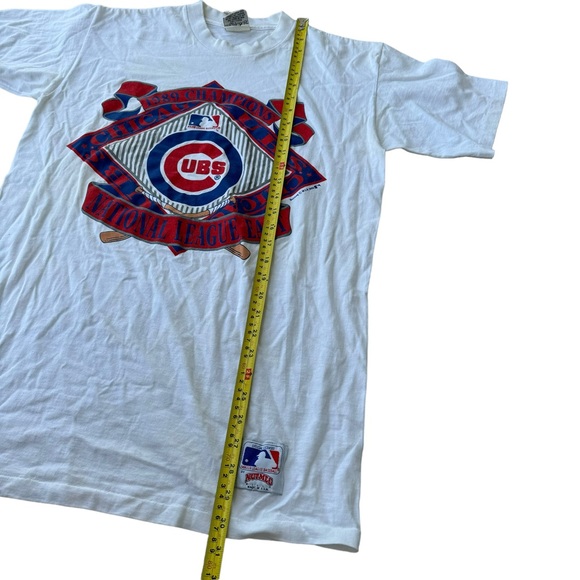 1989 Nutmeg Chicago Cubs MLB World Series Champions Graphic Tee Shirt Baseball - Picture 6 of 8